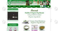 Desktop Screenshot of healthyorganicdogbiscuits.com